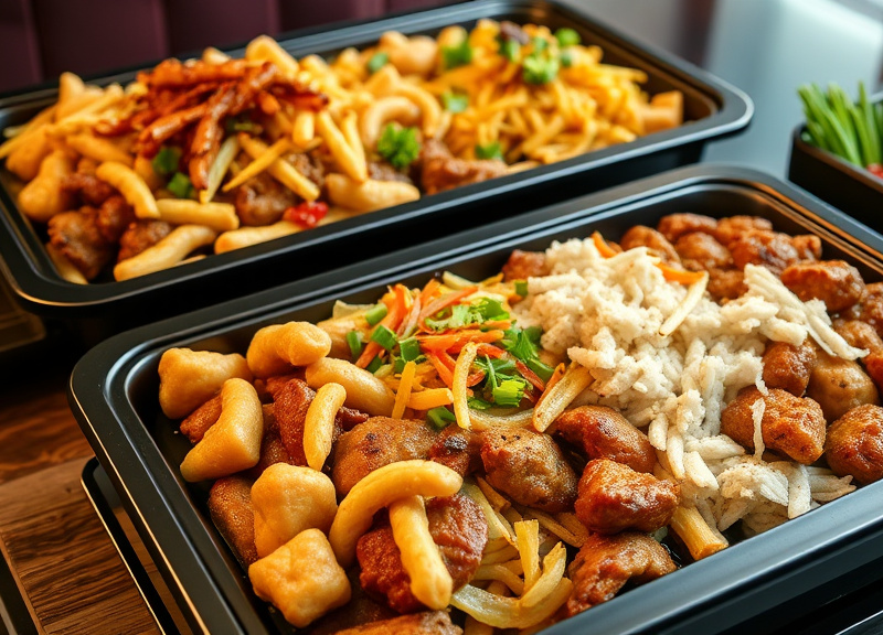 Family-Style Entrée Trays